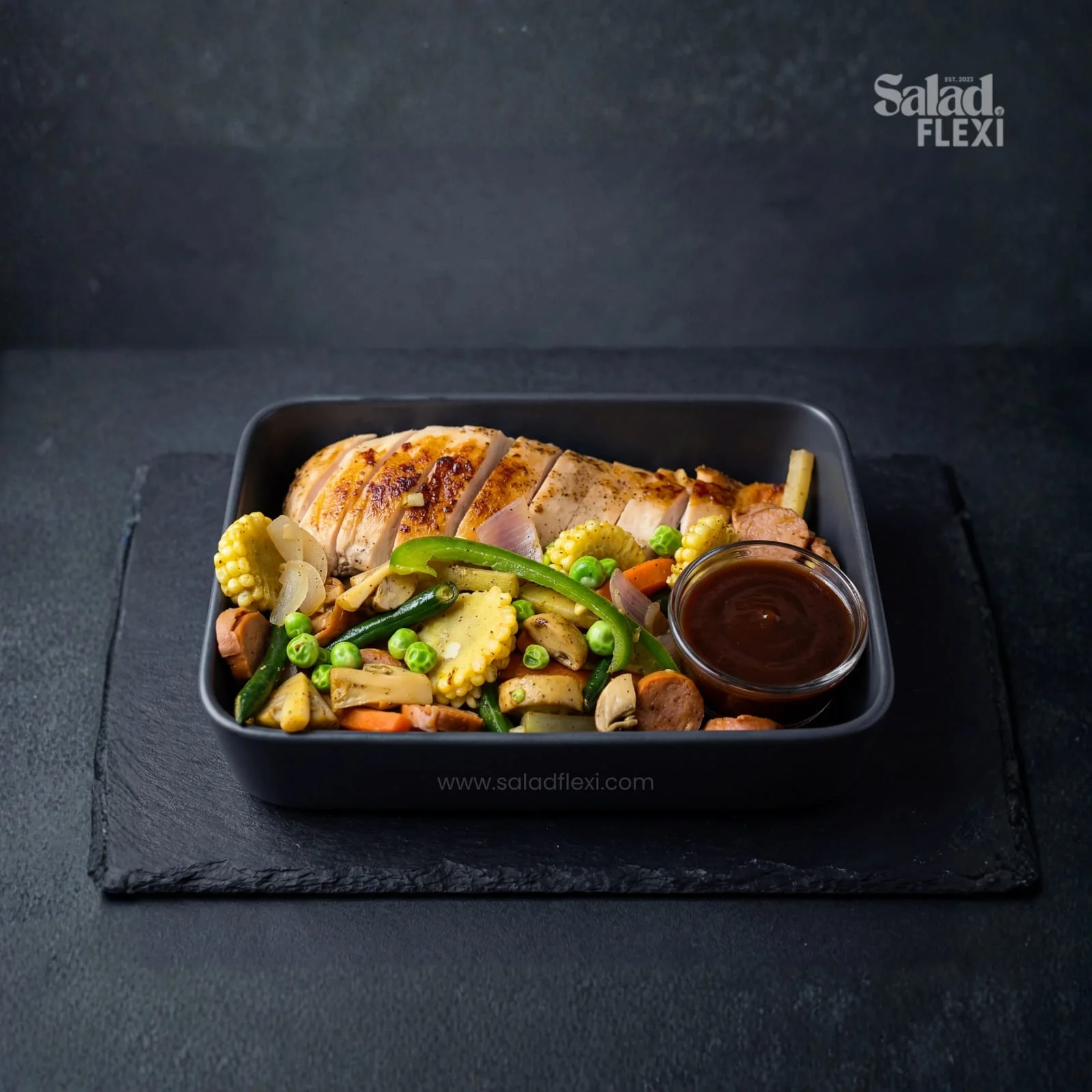 Vegetable-Chicken Salad (Sauteed)