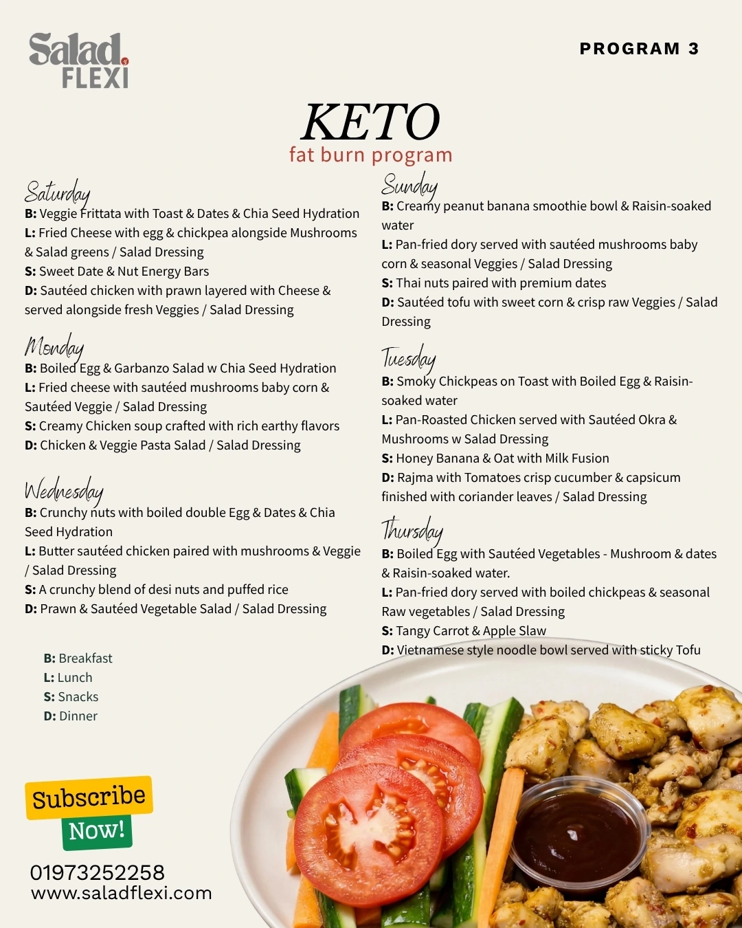 KETO menu